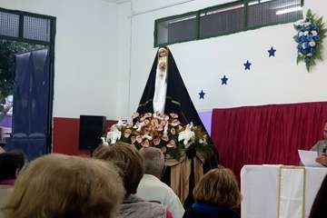 La Santa Cruz y la Virgen de la Paloma se encuentran en El Calero (Foto TA)